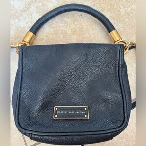 Small black genuine Marc Jacobs bag with gold hardware